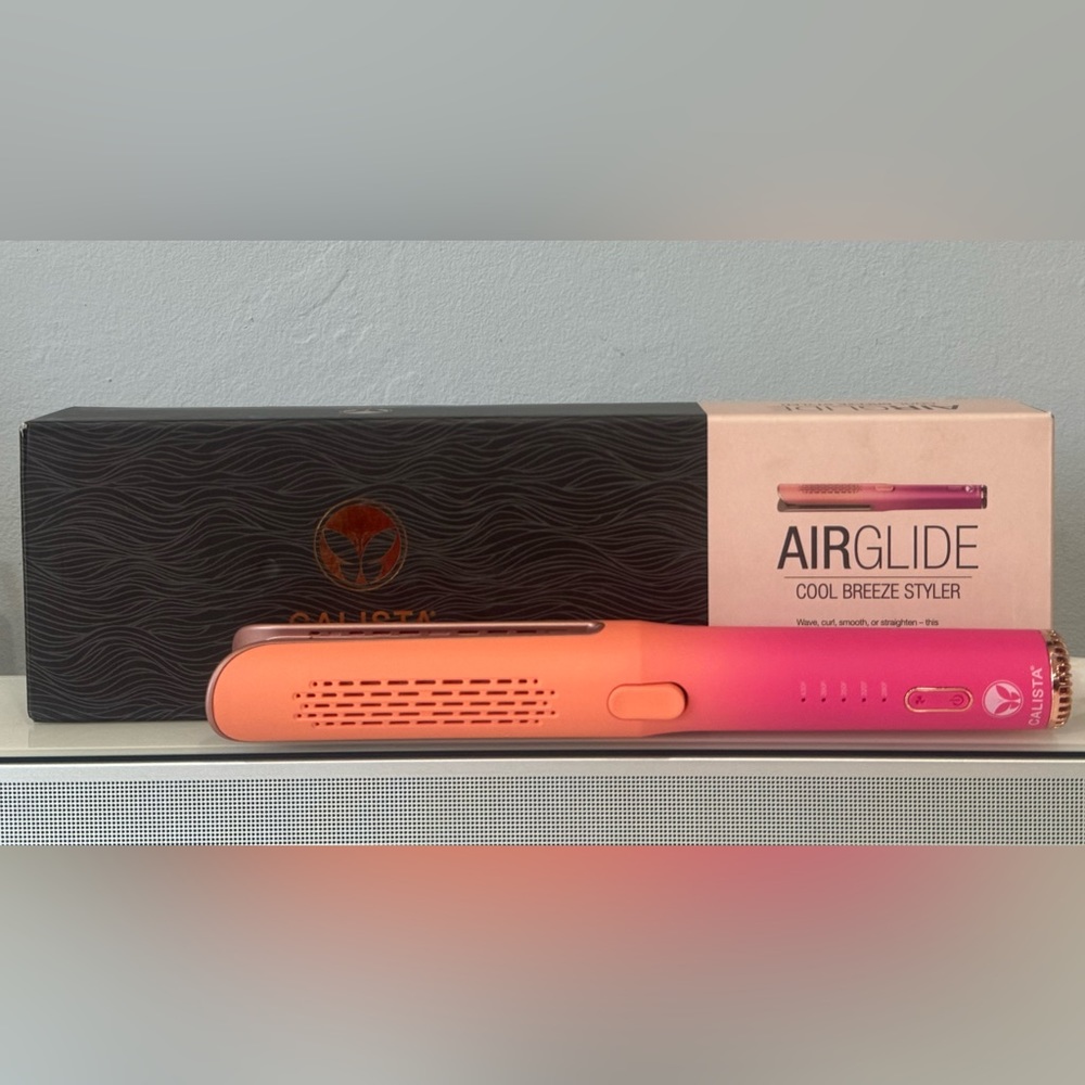 Calista AirGlide Styler Cool Breeze Styler ( Peach Mai Tai) 1”